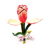 Standup Tulip Flower Trinket Box