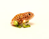 Small All Jeweled Frog Trinket Box. Hand Set Austrian Crystals & Enamel