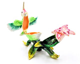 Soaring Humming Bird on Branch Trinket Box