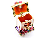 Small Cardinal Birdhouse Trinket Box