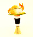 Bunny with Baby Trinket Box Bottle Stopper with Stand