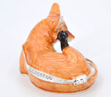 Sitting Fox Trinket Box