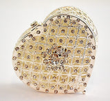 Silver Plated Heart Trinket Box