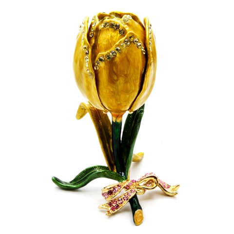 Standup Tulip Flower Trinket Box