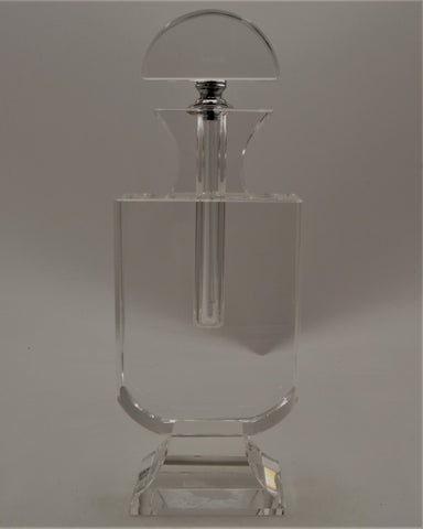 Elegant Hand-Cut Crystal Perfume Bottle