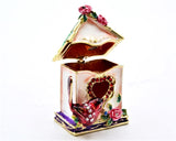 Small Cardinal Birdhouse Trinket Box