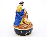 Hand Made Nativity Trinket Box