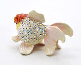 Bejeweled Fish Trinket Box