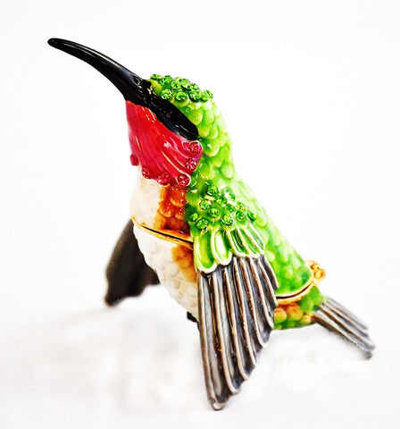 Small Humming Bird Trinket Box