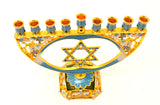 Handmade Menorah with Star of David