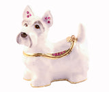 Charming Scotty Dog Trinket Box