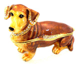 Dachshund Dog Trinket Box