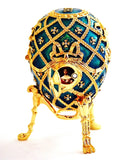 Classic Faberge Style Egg Trinket Box