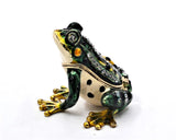 Bejeweled Frog Trinket Box