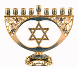 Handmade Menorah with Star of David