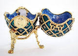 Classic Faberge Style Egg Trinket Box