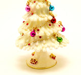 Christmas Tree with Decorations Trinket Box