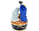 Hand Made Nativity Trinket Box