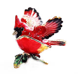 Flying Cardinal Trinket Box