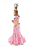 Jeweled Fairy in Pink Dress Trinket Box