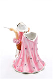 Jeweled Fairy in Pink Dress Trinket Box