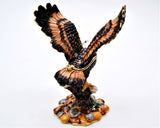 Hand Crafted Flying Eagle on Branch Trinket box