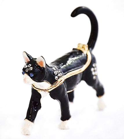 Small Cat Trinket Box