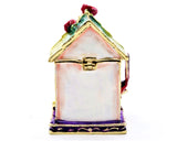 Small Cardinal Birdhouse Trinket Box