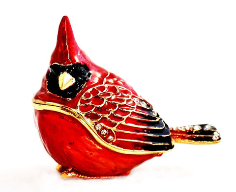 Small Cardinal Trinket Box