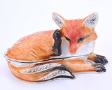 Sitting Fox Trinket Box