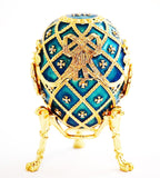 Classic Faberge Style Egg Trinket Box