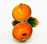 Fan Shape Tail Peacock on Trinket Box
