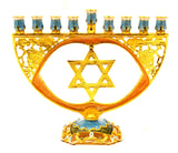 Handmade Menorah with Star of David