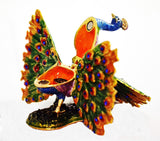 Fan Shape Tail Peacock Trinket Box