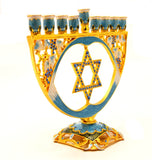 Handmade Menorah with Star of David