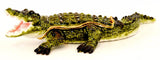 Bejeweled Gator Trinket Box Hand Detailed with Austrian Crystals