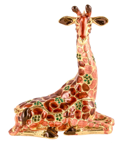 Big Giraffe Sitting Trinket Box