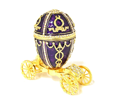 Egg Carriage Trinket Box