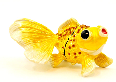 Gold Fish Trinket Box