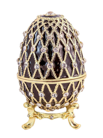 Small Egg Trinket Box with Stand