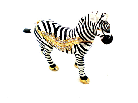 Zebra Trinket Box
