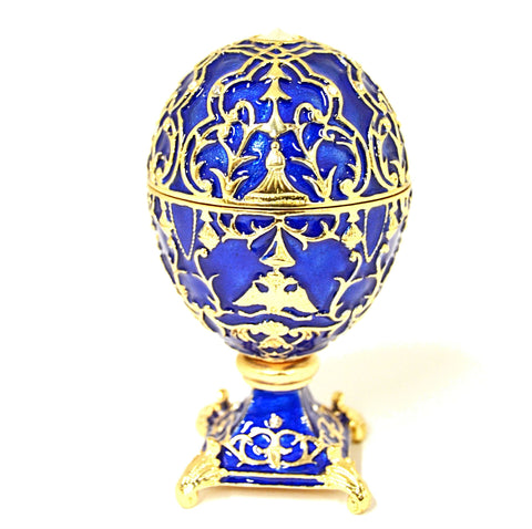 Russian Design Egg Trinket Box