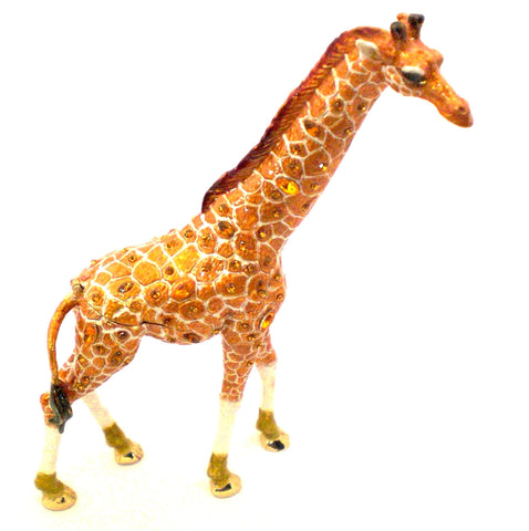 Tall Standing Giraffe Trinket Box