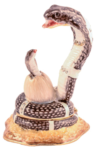 Snake with Baby Trinket Box