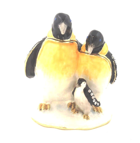 Penguin Family Trinket Box